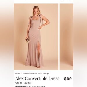 Birdy Grey Taupe Bridesmaid Dress